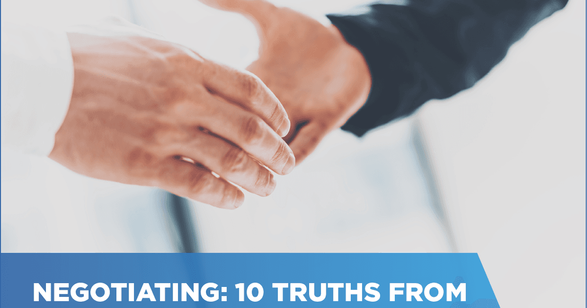 10 truths about negotiating | Vlerick Business School